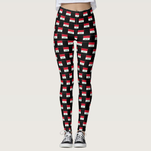 Legging Padrão de Sinalizador do Iraque Verificado