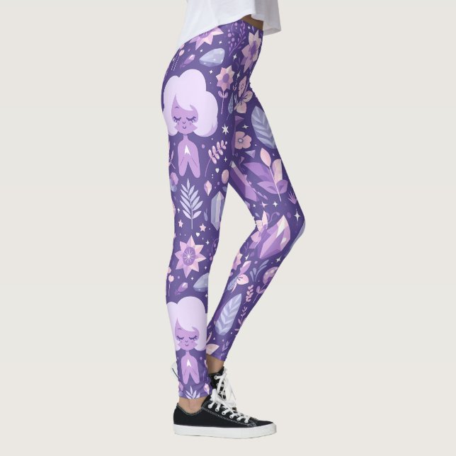 Legging Padrão de Sonhos de Cristal (Direita)