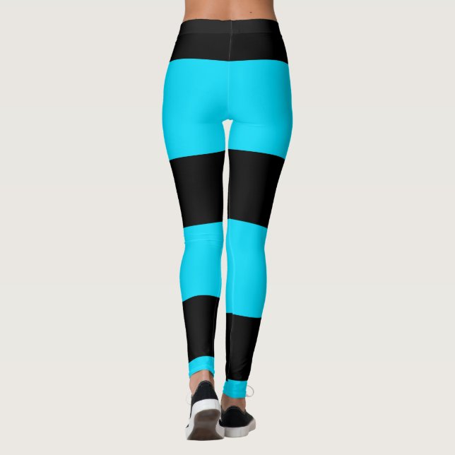 Legging Padrão de stripes (Verso)