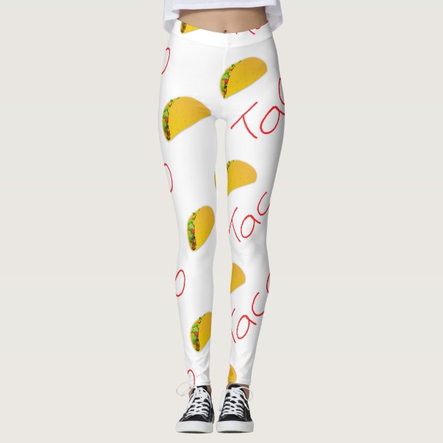 Legging Padrão de taco ativado (Frente)