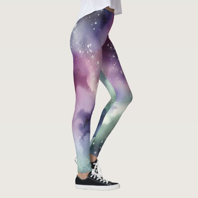 Legging Padrão de Tapeçaria Celestial (Direita)