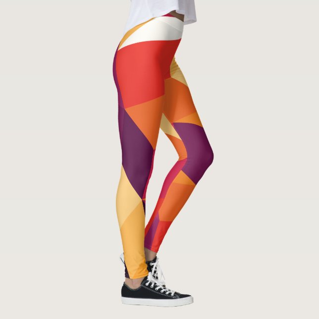 Legging Padrão de Tela de Enchimento (Direita)