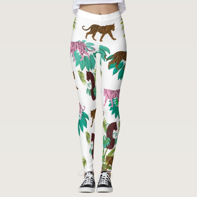 Legging Padrão de Tigers (Frente)