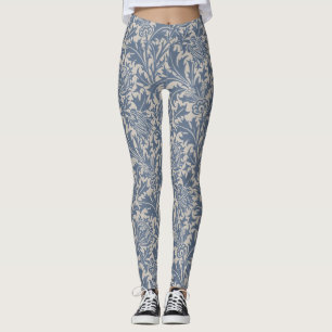Legging Padrão de Tília Azul de William Morris
