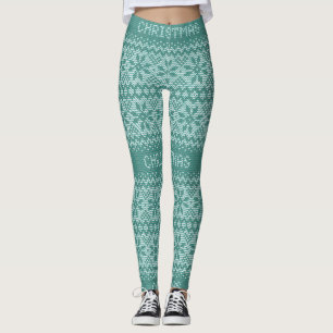 Legging Padrão de Título8 Verde ID208