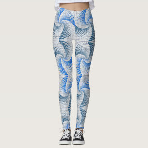 Legging Padrão de torção de distorção LGrey BG
