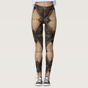 Legging Padrão de Trabalho em Madeira Talhada Gótica (4)