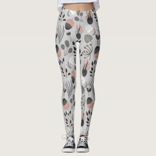 Legging Padrão de Verão Colorido