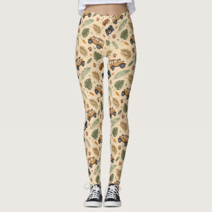 Legging Padrão de Viagem pelas Estradas Antigas (3)