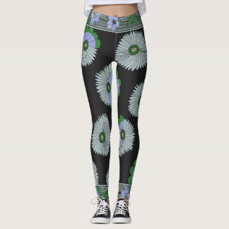 Legging Padrão de Xale Daisy Manor