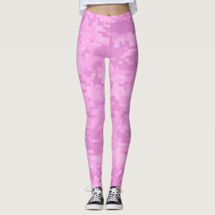 Legging Padrão Digital Camo Rosa