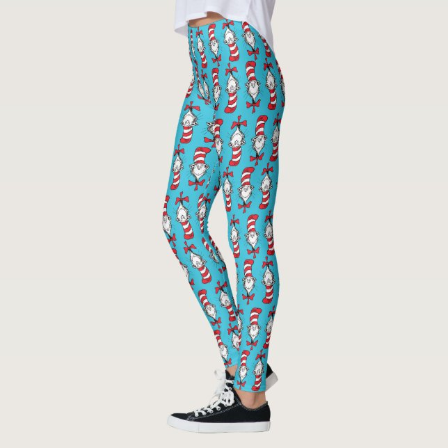 Legging Padrão do Gato no Chapéu (Esquerda)