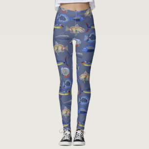 Legging Padrão do Oceano