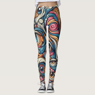 Legging Padrão do tema do surrealismo