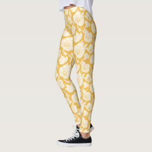 Legging Padrão do ventilador do ouro