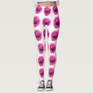 Legging Padrão do ventilador rosa
