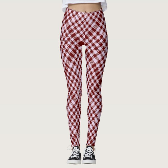 Legging Padrão do verificador 08 DRed BG (Frente)