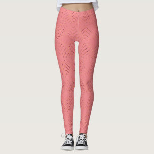 Legging Padrão Dourado