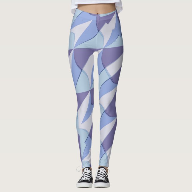 Legging padrão em mosaico (Frente)