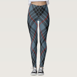 Legging Padrão Escocês da Xadrez de Tartan Azul MacKay
