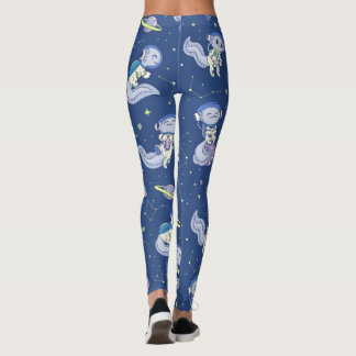 Legging Padrão Espacial Axolotl