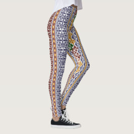 Legging padrão étnico elegante