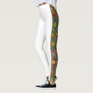 Legging Padrão Étnico Etíope / Saba Tilet