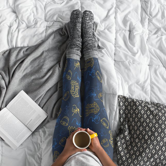 Legging Padrão Festivo Tribal (Criador carregado)