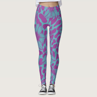 Legging Padrão floral