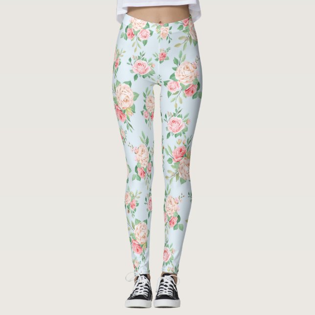 Legging Padrão Floral (Frente)