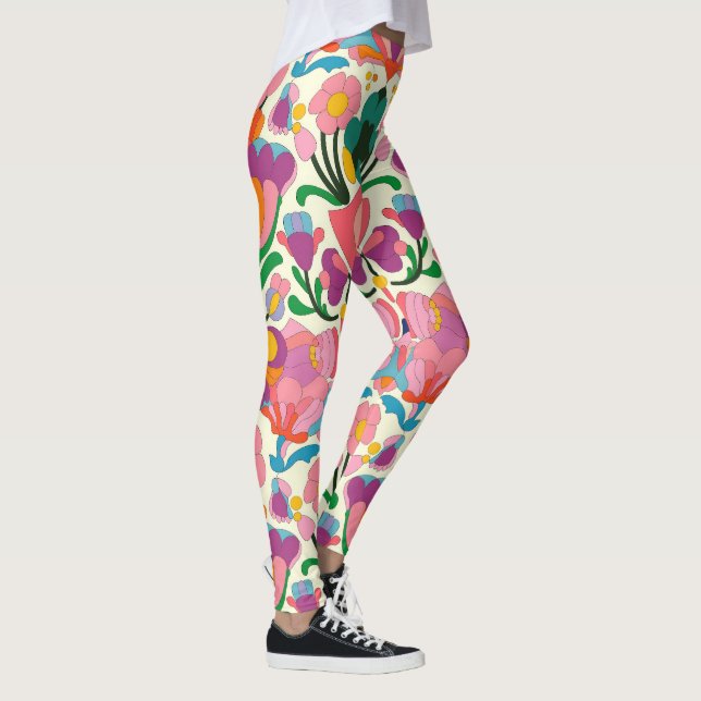 Legging Padrão floral (Direita)