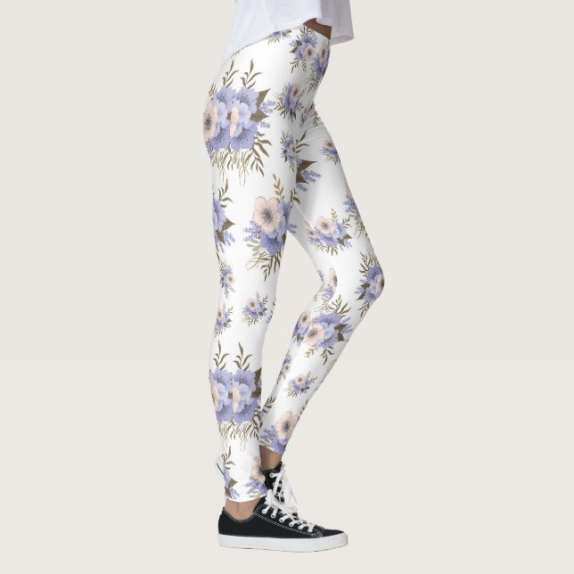Legging Padrão Floral (Direita)