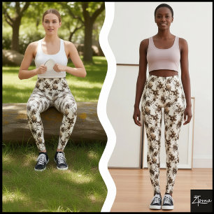 Legging Padrão floral