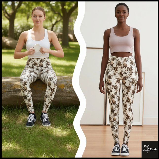 Legging Padrão floral (Criador carregado)