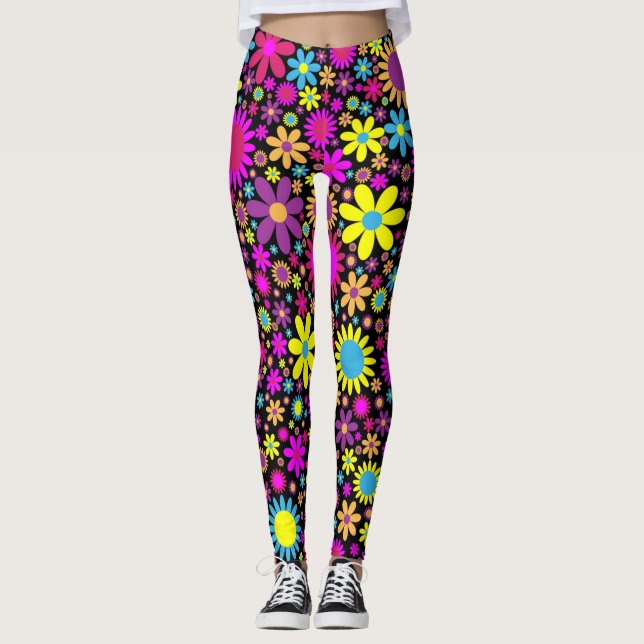 LEGGING PADRÃO FLORAL (Frente)