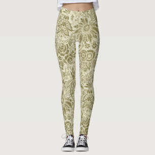 Legging Padrão Floral Antídoto Damask Paisley