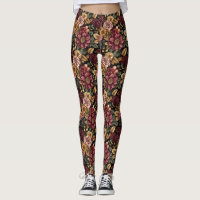 Padrão Floral Burgundy