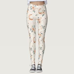 Legging Padrão Floral Celestial (1)