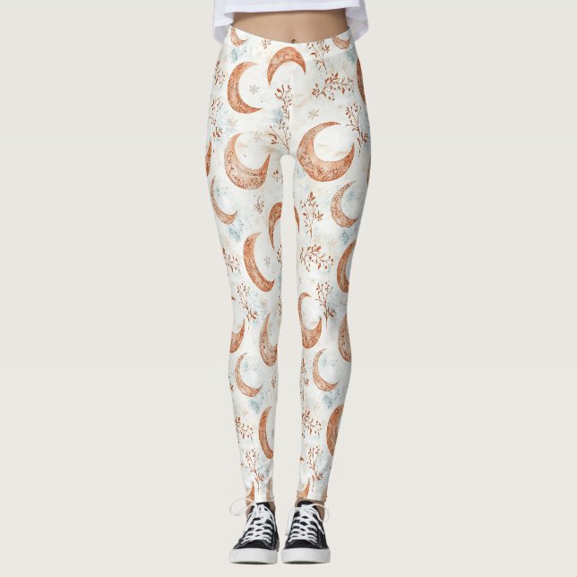 Legging Padrão Floral Celestial (3) (Frente)