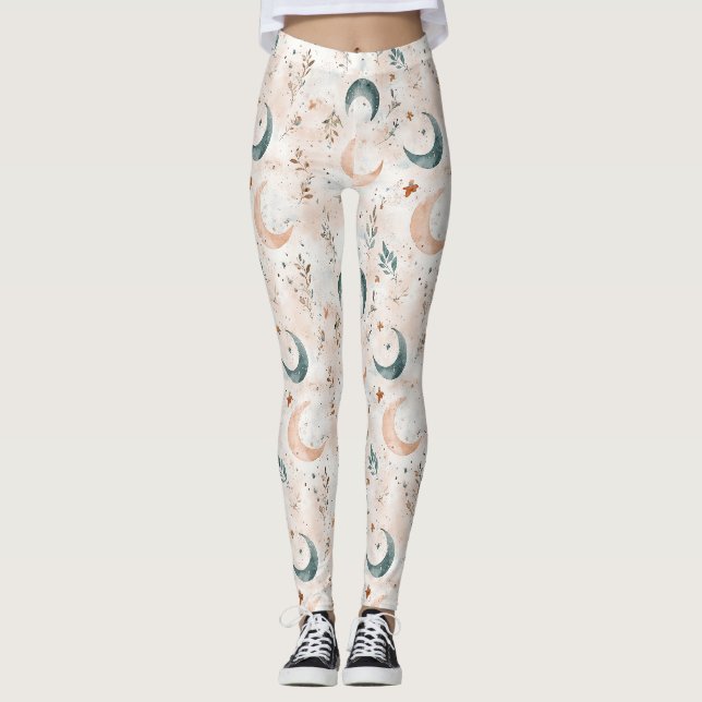 Legging Padrão Floral Celestial (6) (Frente)