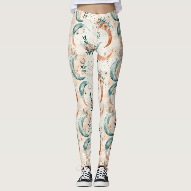 Legging Padrão Floral Celestial (7) (Frente)