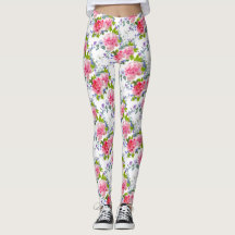 Padrão Floral Cinza Rosa Rosa Rosa Elegante