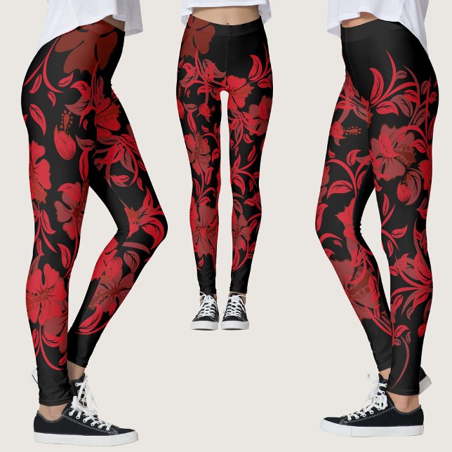 Legging Padrão Floral Colorido (Criador carregado)