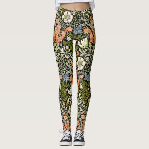 Legging Padrão Floral Compton do Morris BlackBackground 18