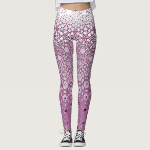 Legging Padrão Floral de Metamorfose