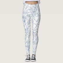 Padrão Floral Floral Azul