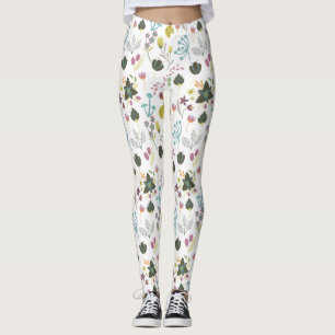 Legging Padrão Floral legal