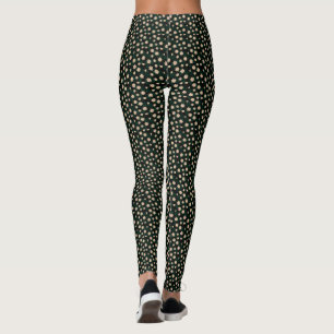 Legging Padrão Floral Moderno Elegante