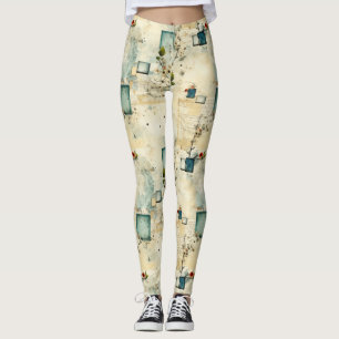 Legging Padrão Floral Vintage (5)