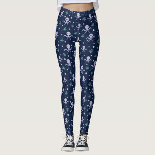 Legging Padrão Fofo de Polvo